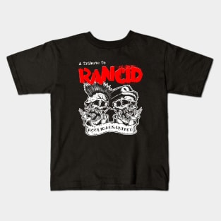 double skull red type Kids T-Shirt